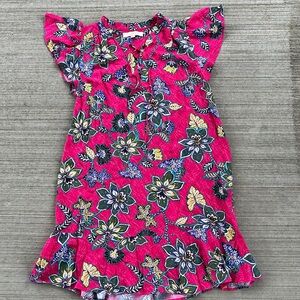 Loft Flutter Sleeve Dress